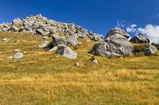 Boulders at Castle Hill, Arthur's Pass, South Island, New Zealand