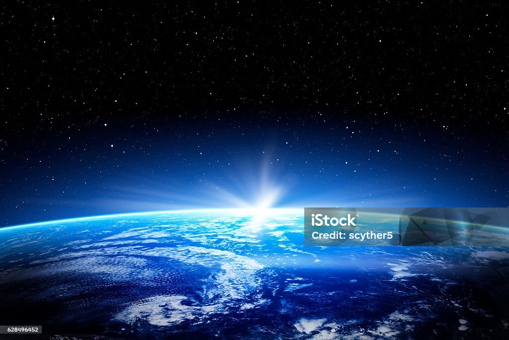 Black hole concept. earth space globe planet world global horizon night photo blue view cloud moon design outer sunset sea concept - stock image. Elements of this image furnished by NASA Globe - Navigational Equipment Stock Photo