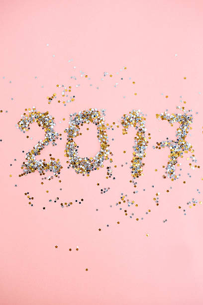 istock New Years number shape made by confetti 628498224