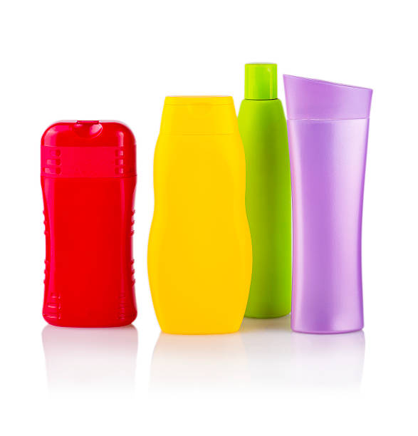 istock close up of a colore bottles on white 628503890