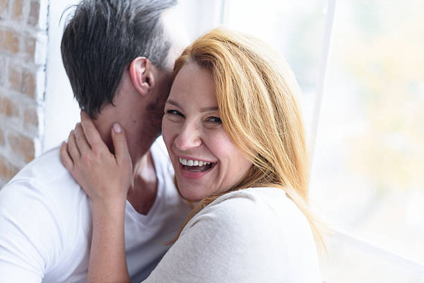istock Mature couple hugging and having fun 628503920