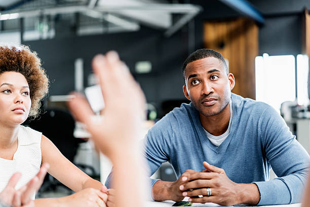 istock Business people in meeting at creative office 628504702