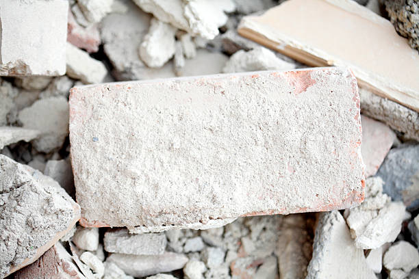 construction waste Construction rubble with brick schutt stock pictures, royalty-free photos & images