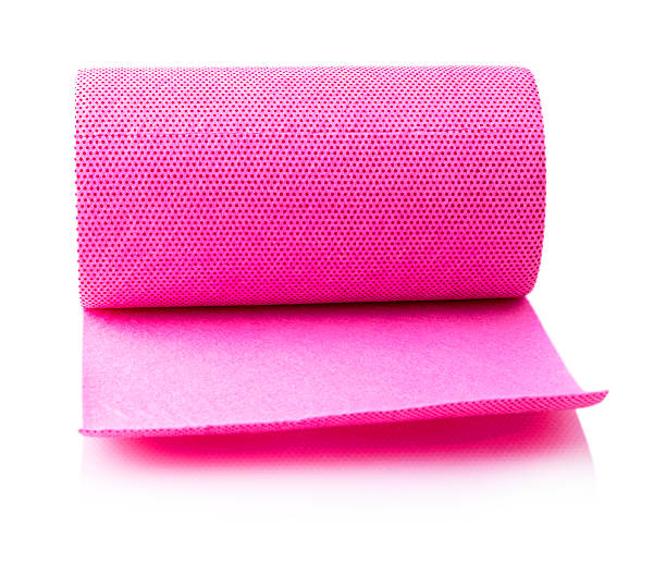 istock red paper towel roll carved on a white background 628505310