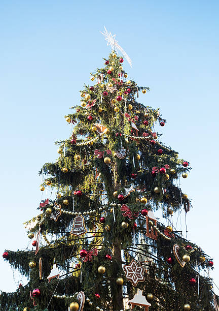 istock Christmas treeon Old Town Square in Prague 628505452