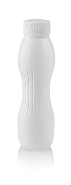 istock close up of a white bottle on white background 628505788