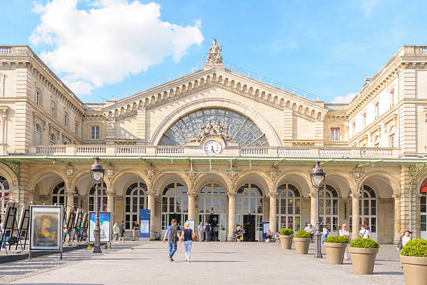 Paris-Est station Paris, France - June 14, 2015: Gare de Paris-Est (Gare de l'Est, Eastern railway station) train station. one of the six large SNCF termini in Paris. It is in the 10th arrondissement, not far from the Gare du Nord, facing the Boulevard de Strasbourg, part of the north-south axis of Paris created by Baron Haussmann. mulhouse photos stock pictures, royalty-free photos & images