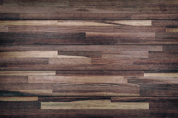 hölzerne oak rustikalen tisch im hintergrund - wood weathered textured wood chip stock-fotos und bilder