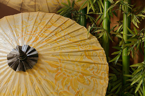 istock Detail of handmade umbrella. 628524468