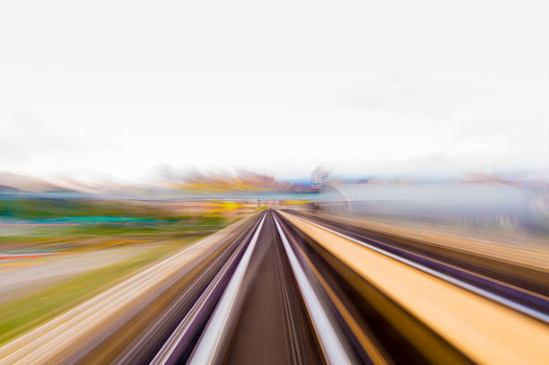 istock Speed motion in urban highway road tunnel 628524996