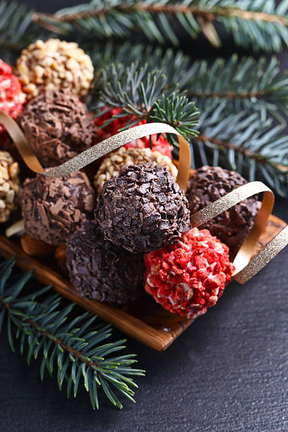 istock Homemade candy with chocolate , nuts and dried strawberry 628525314