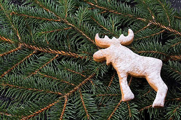 istock Background with Christmas cookies gingerbread. 628526822