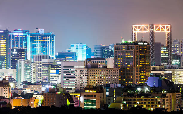 istock Seoul skyline at night 628527434