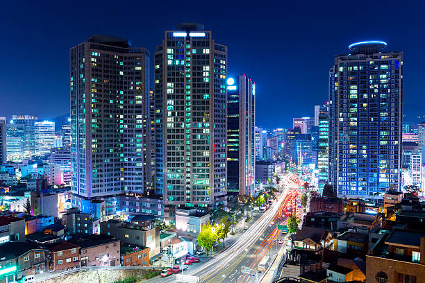 istock Seoul skyline at night 628528900