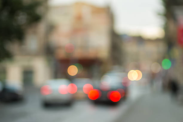 istock Blurred background photo. Cityscape bokeh. 628535550