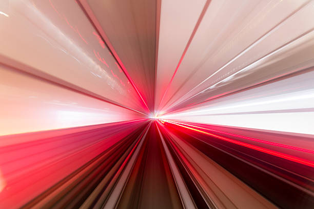 istock Speed motion in urban highway road tunnel 628538630