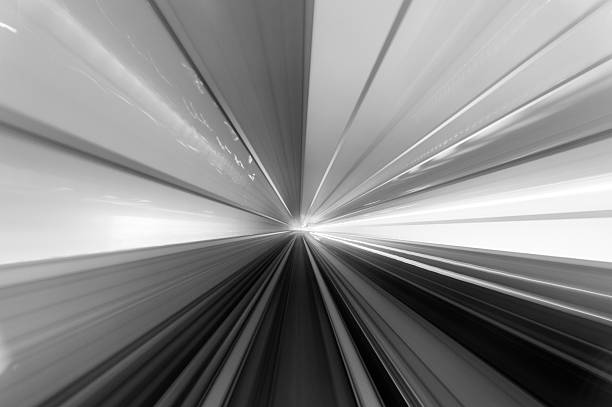 istock Speed motion in urban highway road tunnel 628538700