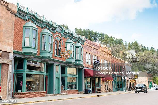 Deadwood South Dakota Wild Western Small Town American History Usa Stock Photo - Download Image Now