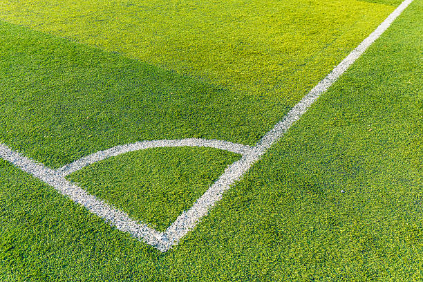 istock Synthetic football field 628550980