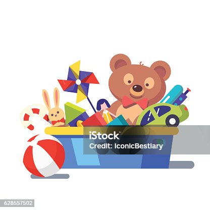 23,353 Toy Box Illustrations & Clip Art - iStock | Kids toy box, Closed toy  box, Dog toy box