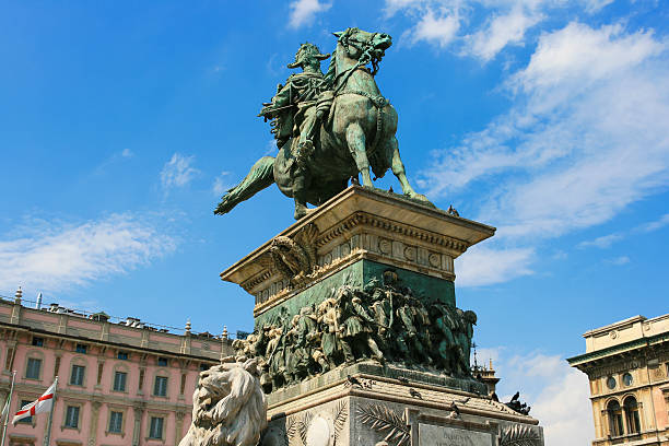 Close up Kaiser Wilhelm Monument at the German Corner (Deutschen Eck), Germany