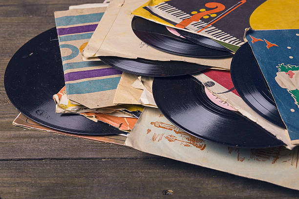istock old vinyl record on the wooden table 628561718