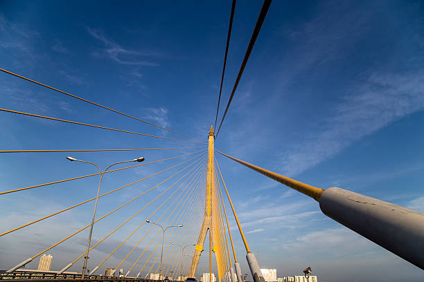 istock Rama viii bridge with twilight time sunrise. 628563180