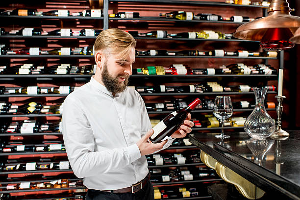 istock Portrait of Sommelier 628564296