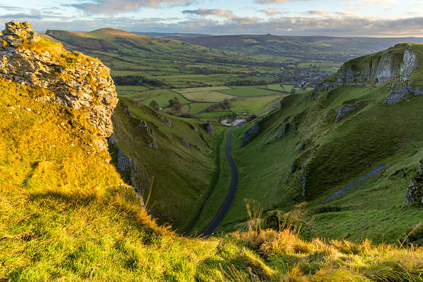 istock Winnats Pass in the Peak District on a sunny morning. 628564574