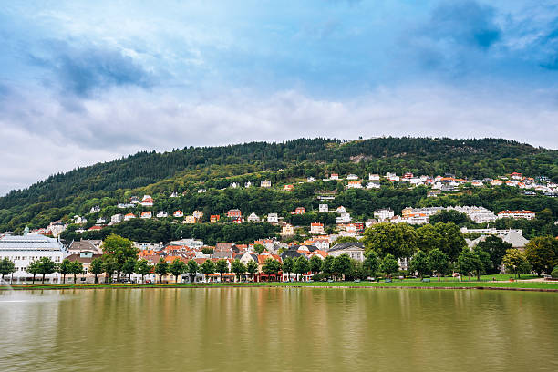 istock Cityscape of Bergen, Norway. Architecture Background 628565428