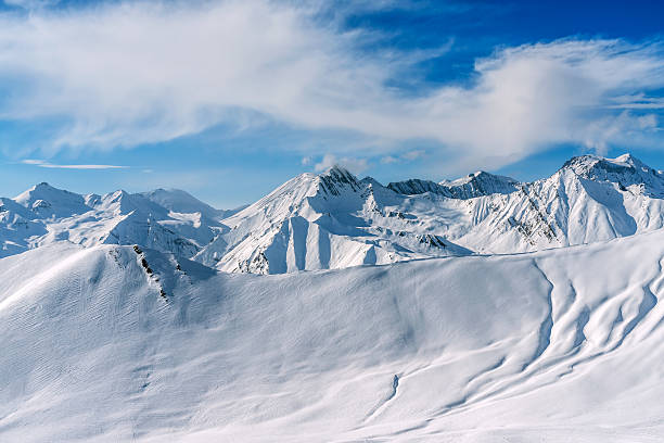 istock Winter in Greater Caucasus Mountains. Georgia (country). 628567006