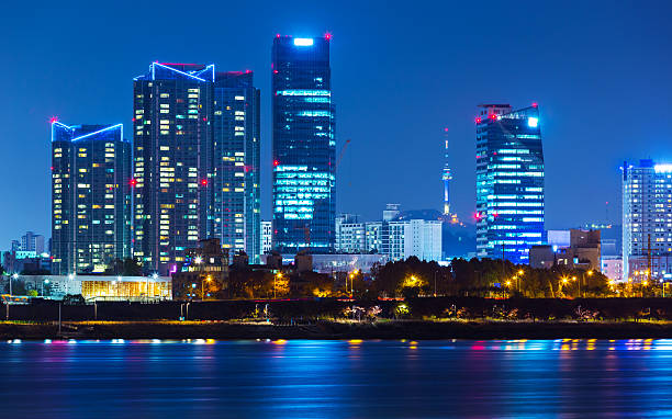 istock Seoul city at night 628592308