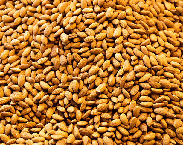 Almonds in a market
