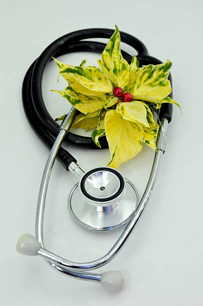 istock medical Christmas and new year card 628592986