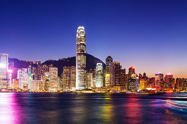 istock Hong Kong city at night 628602350