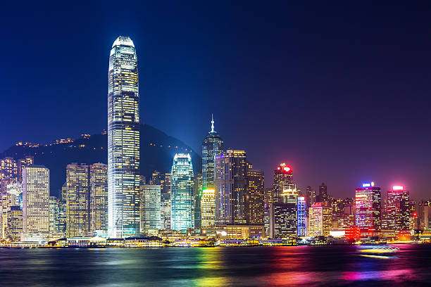 istock Hong Kong city at night 628602676