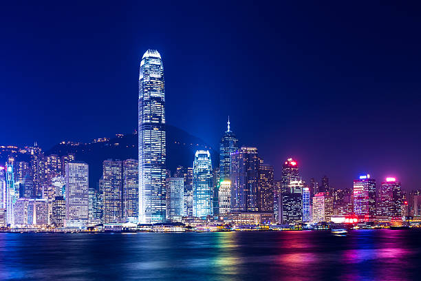 istock Hong Kong city at night 628602712