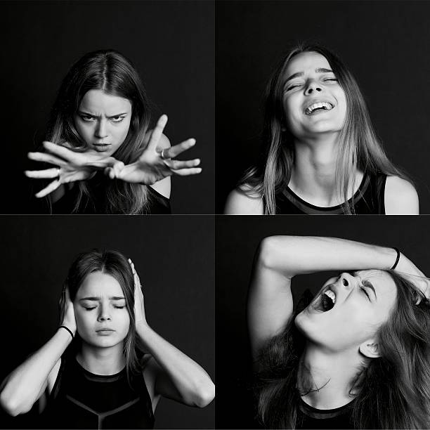 istock Collage with different types of human emotion. The diversity their 628606496