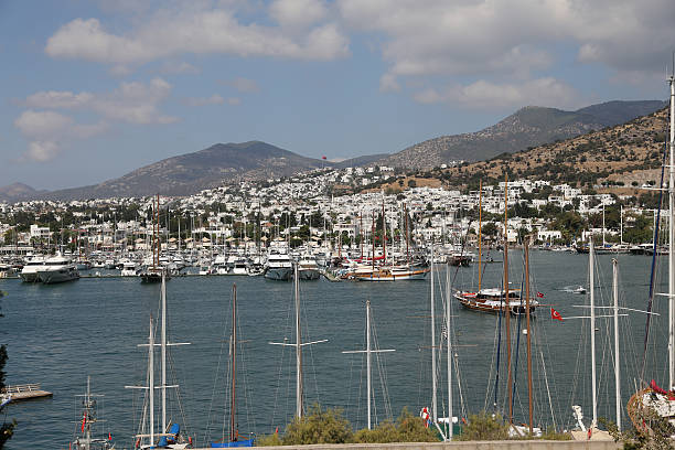 istock Bodrum Town in Mugla City, Turkey 628608194