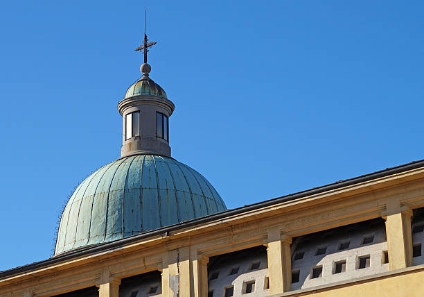 istock The Dome and Window of small Church 628608838
