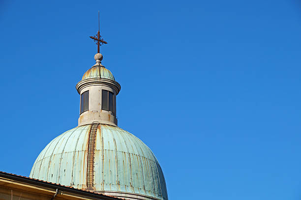 istock The Dome and Window of small Church 628608944