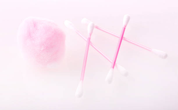 istock pink wool and cotton swabs 628610820