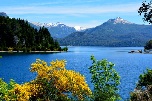 View of Lake Nahuel Huapi from Victoria Island, Bariloche, Argentina
