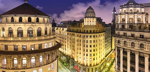 Corrientes Avenue and part of May Square (Praca de Maio)