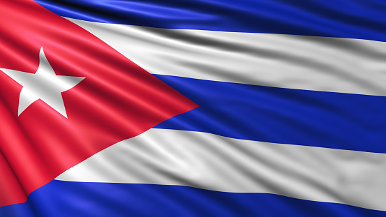 A stock photo/3D rendered illustration of the Cuban Flag. Perfect for designs or articles about Cuba. High resolution 7200px X 4050px (29mp)
