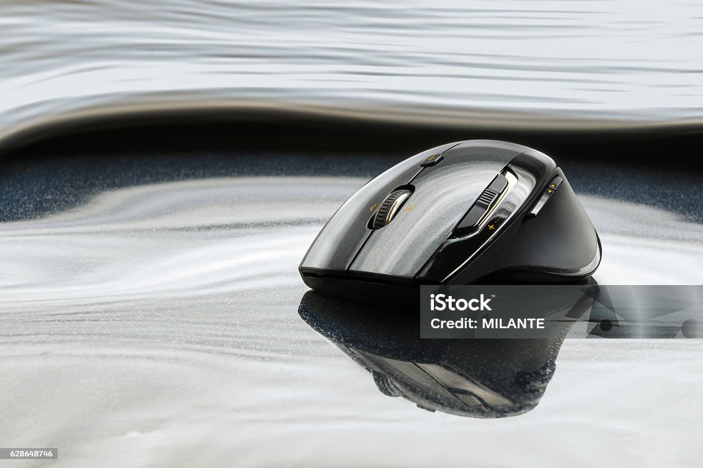 High Technology Computer Gaming Mouse Stock Photo - Download Image Now ...