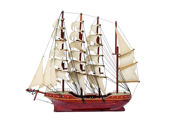 バーク船ギフ�トクラフト模型木製 - barque ストックフォトと画像