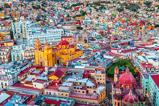Our Lady of Guanajuato Church University Templo Companiea Guanajuato, Mexico From Le Pipila Overlook
