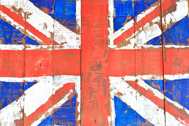 istock UK flag on wood wall 628651624