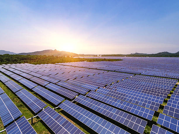istock Photovoltaic power plant 628651818